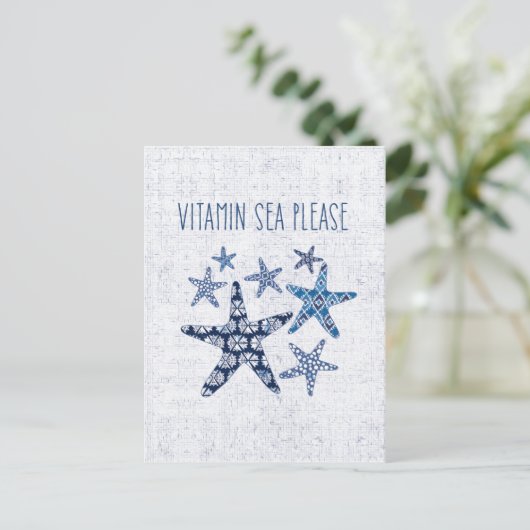 Kustkunst | Vitamine-Zee Briefkaart (Staand voorkant)