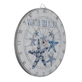 Kustkunst | Vitamine-Zee Dartbord (Voorkant Links)