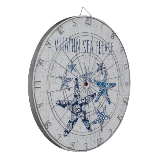 Kustkunst | Vitamine-Zee Dartbord (Voorkant Links)