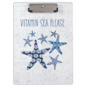 Kustkunst | Vitamine-Zee Klembord (Voorkant)