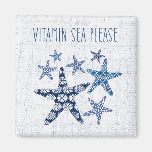 Kustkunst | Vitamine-Zee Magneet (Voorkant)