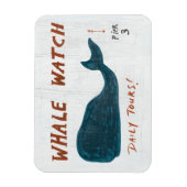 Kustkunst | Whale Watch Magneet (Verticaal)