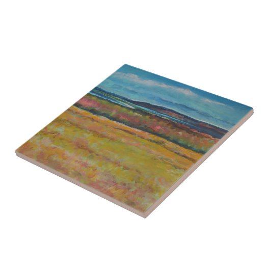 Kustkunstwerk Sand Dunes Tegeltje (Zijkant)