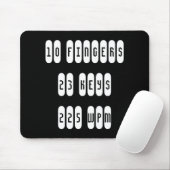 Kustkussen voor de verslaggever muismat (Met muis)