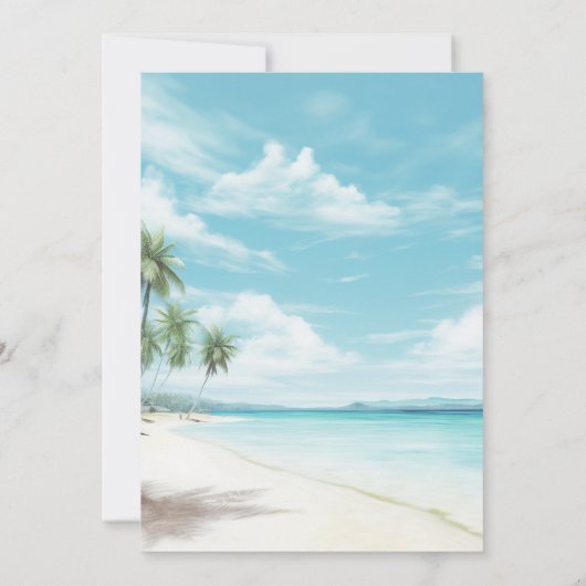 Kustkust Alles wat we nodig hebben is liefde stran Kaart (Achterkant)