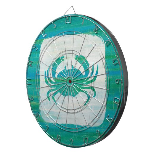 Kustkust | Aqua Crab Dartbord (Voorkant Rechts)