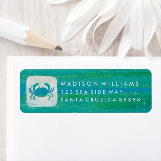 Kustkust | Aqua Crab Etiket (Insitu)