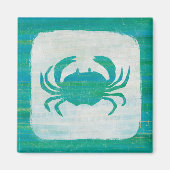 Kustkust | Aqua Crab Magneet (Voorkant)