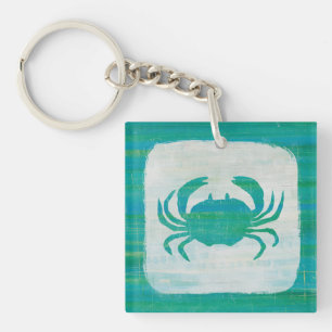 Kustkust   Aqua Crab Sleutelhanger