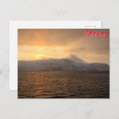 Kustkust van Noorwegen Briefkaart (Voorkant / Achterkant)