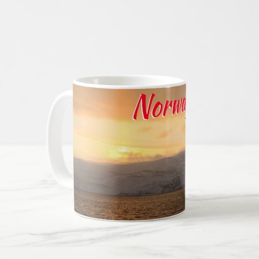 Kustkust van Noorwegen Koffiemok (Voorkant links)