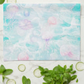 Kustkwal Watercolor Patroon Theedoek (Gevouwen)