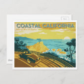 Kustland Californië Briefkaart (Voorkant / Achterkant)
