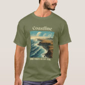 Kustland ontmoet Ocean Edge-T-shirt T-shirt (Voorkant)