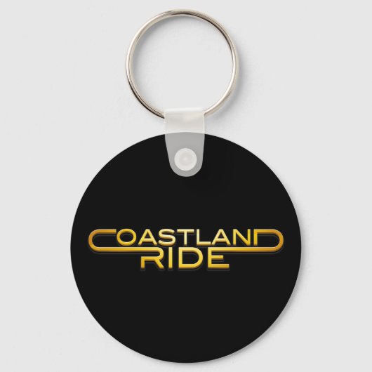 Kustland Ride - Naam logo Sleutelhanger (Voorkant)
