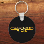 Kustland Ride - Naam logo Sleutelhanger (Voorkant)