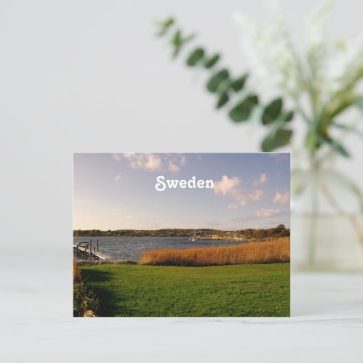 Kustland Zweden Briefkaart (Staand voorkant)