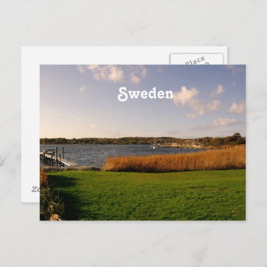 Kustland Zweden Briefkaart (Voorkant / Achterkant)