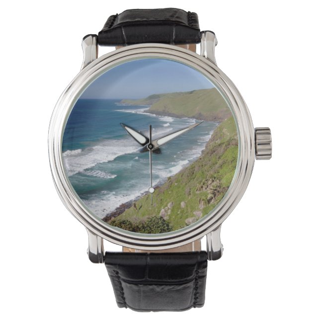 Kustlandschap Coffee Bay Horloge (Voorkant)