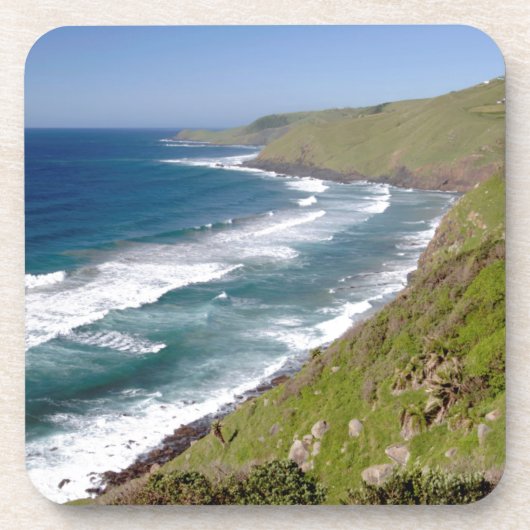 Kustlandschap Coffee Bay Onderzetter (Voorkant)