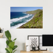 Kustlandschap Coffee Bay Poster (Thuiskantoor)