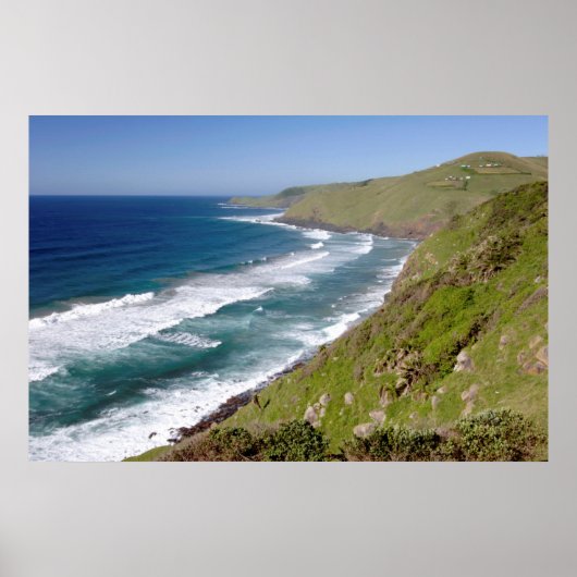 Kustlandschap Coffee Bay Poster (Voorkant)