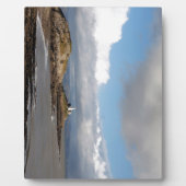 Kustlandschap en vuurtoren fotoplaat (Voorkant)