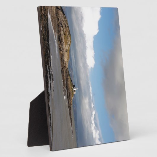 Kustlandschap en vuurtoren fotoplaat (Zijkant)