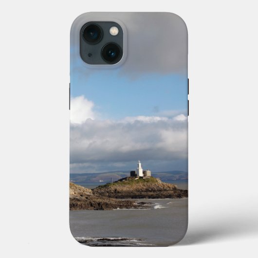 Kustlandschap en vuurtoren Hoesje-Mate iPhone Case-Mate iPhone Case (Achterkant)