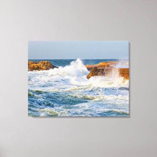 Kustlandschap Muurkunst Canvas Afdruk (Voorkant)
