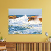 Kustlandschap Muurkunst Canvas Afdruk (Insitu (Woonkamer))