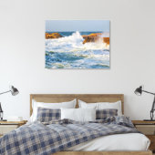 Kustlandschap Muurkunst Canvas Afdruk (Insitu (Slaapkamer))