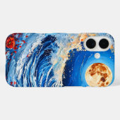 Kustlandschap oceaan golf kust esthetisch ontwerp Case-Mate iPhone case (Achterkant (horizontaal))