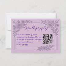 Kustlandschap QR-code RSVP-kaart