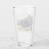 Kustlandschap van Californië schilderen Glas (Achterkant)