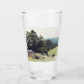 Kustlandschap van Californië schilderen Glas (Voorkant)
