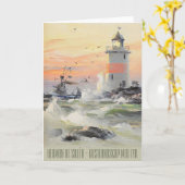 Kustlandskap med fyr (Sillén) CC0514 Wenskaart Kaart (Gele Bloem)