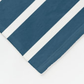 Kustleven Nautisch Blauwgroen blauw Ankertouw Fleece Deken (Hoek)