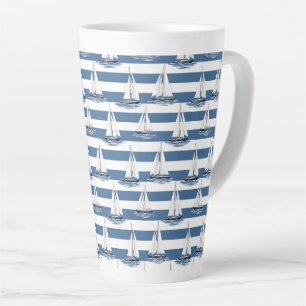 Kustleven Oceaan Blauw Latte Mok