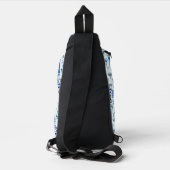 Kustleven Oceaan Blauw Sling Bag (Achterkant)