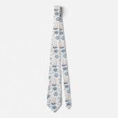 Kustleven Oceaan Blauw Stropdas (Voorkant)