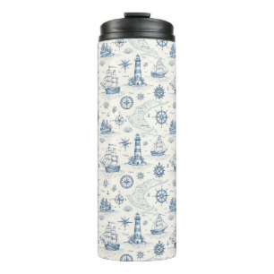 Kustleven Oceaan Blauw Thermosbeker