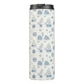 Kustleven Oceaan Blauw Thermosbeker (Achterkant)