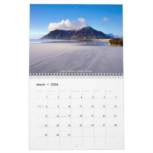 Kustlicht Kalender (Mar 2026)