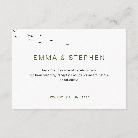 Kustliefde zandstrand minimale lijn kunst petite informatiekaartje (Achterkant)