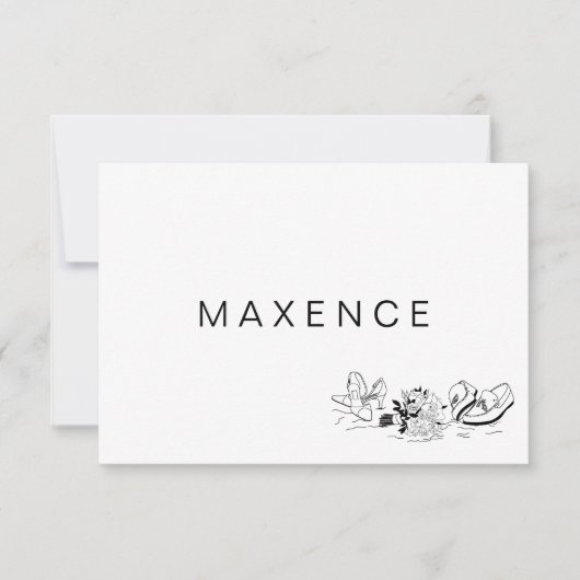 Kustliefde zandstrand minimale lijn kunst plaats c (Voorkant)