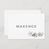 Kustliefde zandstrand minimale lijn kunst plaats c (Voorkant / Achterkant)