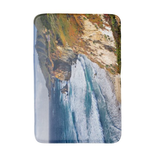 Kustlijn | Big Sur, Californië Badmat (Voorkant Verticaal)