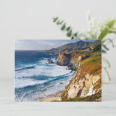 Kustlijn | Big Sur, Californië Bedankkaart (Staand voorkant)