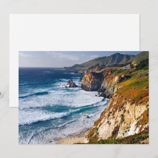 Kustlijn | Big Sur, Californië Bedankkaart (Voorkant / Achterkant)